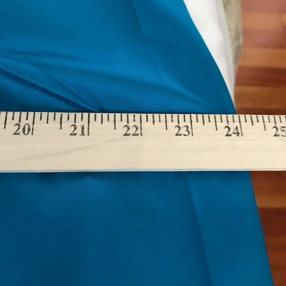 J. CREW Satin Sarong Skirt Turquoise Blue NWT Women’s Plus Size 16